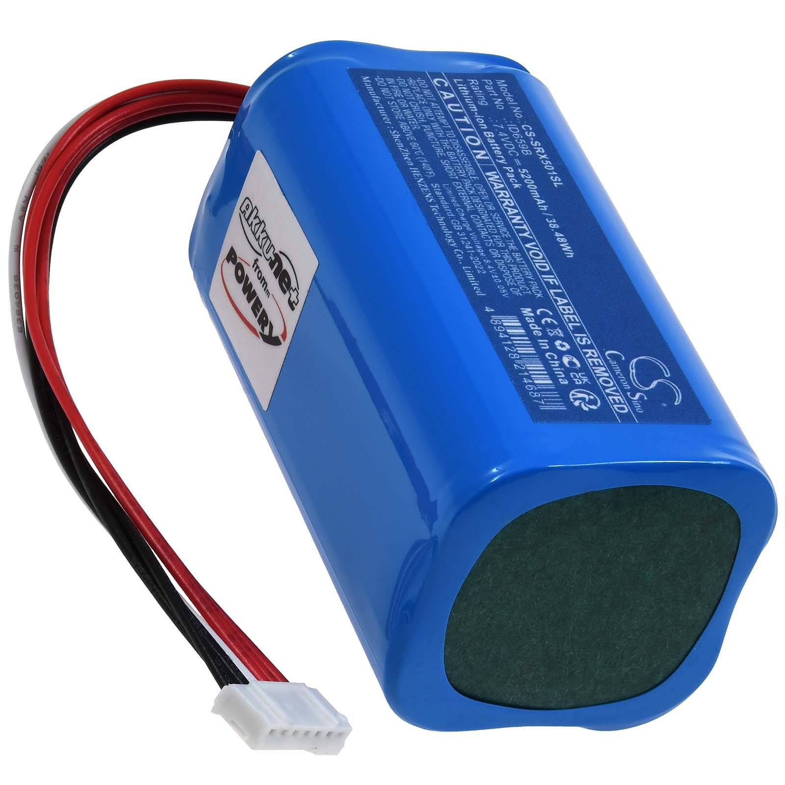 Powery Akku kompatible mit Sony Typ ID659B, 7,4V, Li-Ion