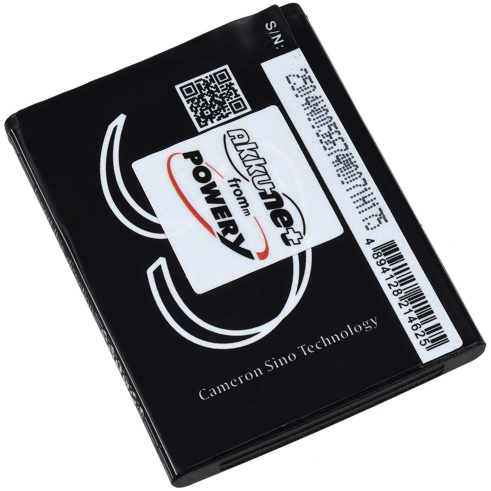 Powery Akku passend für Seniorenhandy Emporia SIMPLICITY V227 Typ AK-V227-BC, 3,7V, Li-Polymer