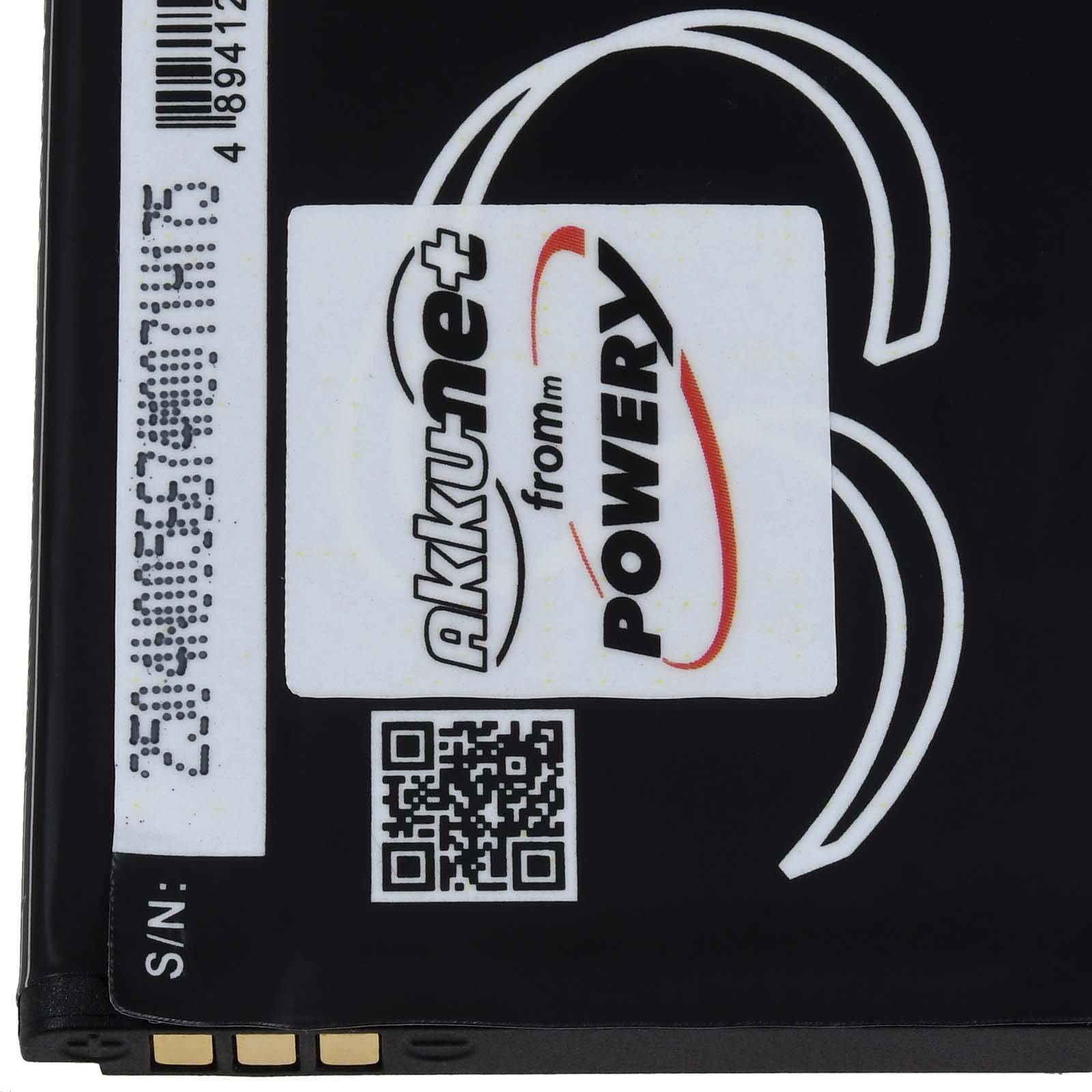 Powery Akku passend für Seniorenhandy Emporia SIMPLICITY V227 Typ AK-V227-BC, 3,7V, Li-Polymer