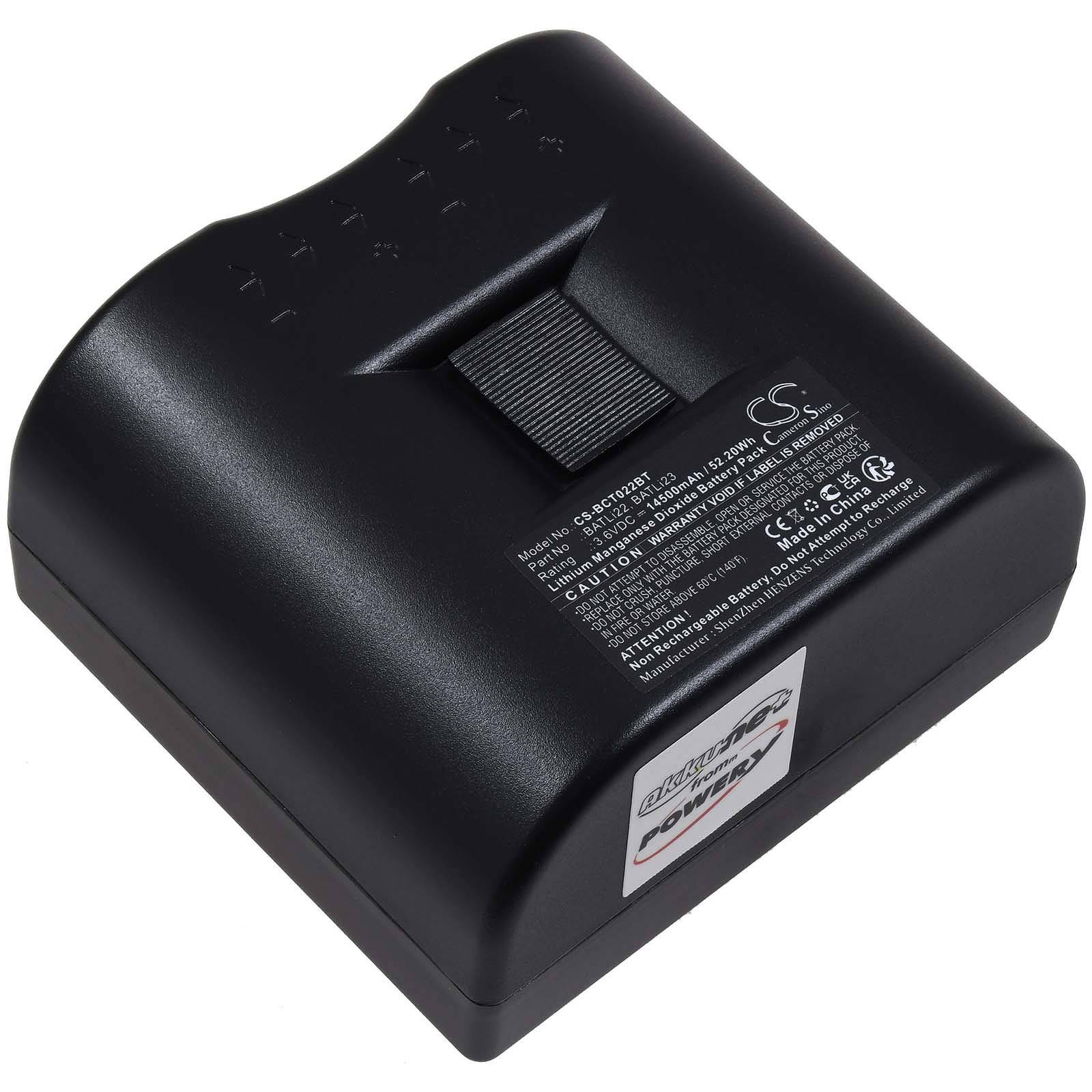 Powery Batterie passend für Alarmanlage Sirene Daitem SH100AX SH401AX SH511AX Typ BATLi22, 3,6V, Lithium-Mangandioxid