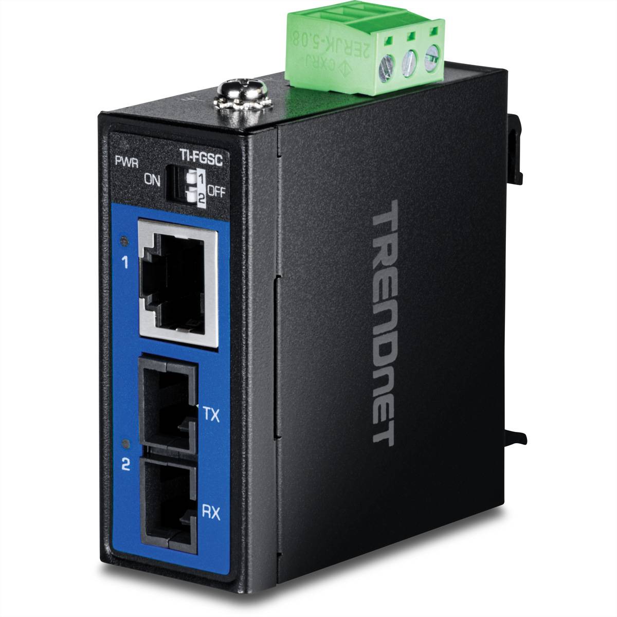 TRENDnet TI-FGSC Industrial Medienkonverter 1000BASE-LX Multi-Mode SC 1km Netzwerkkomponenten