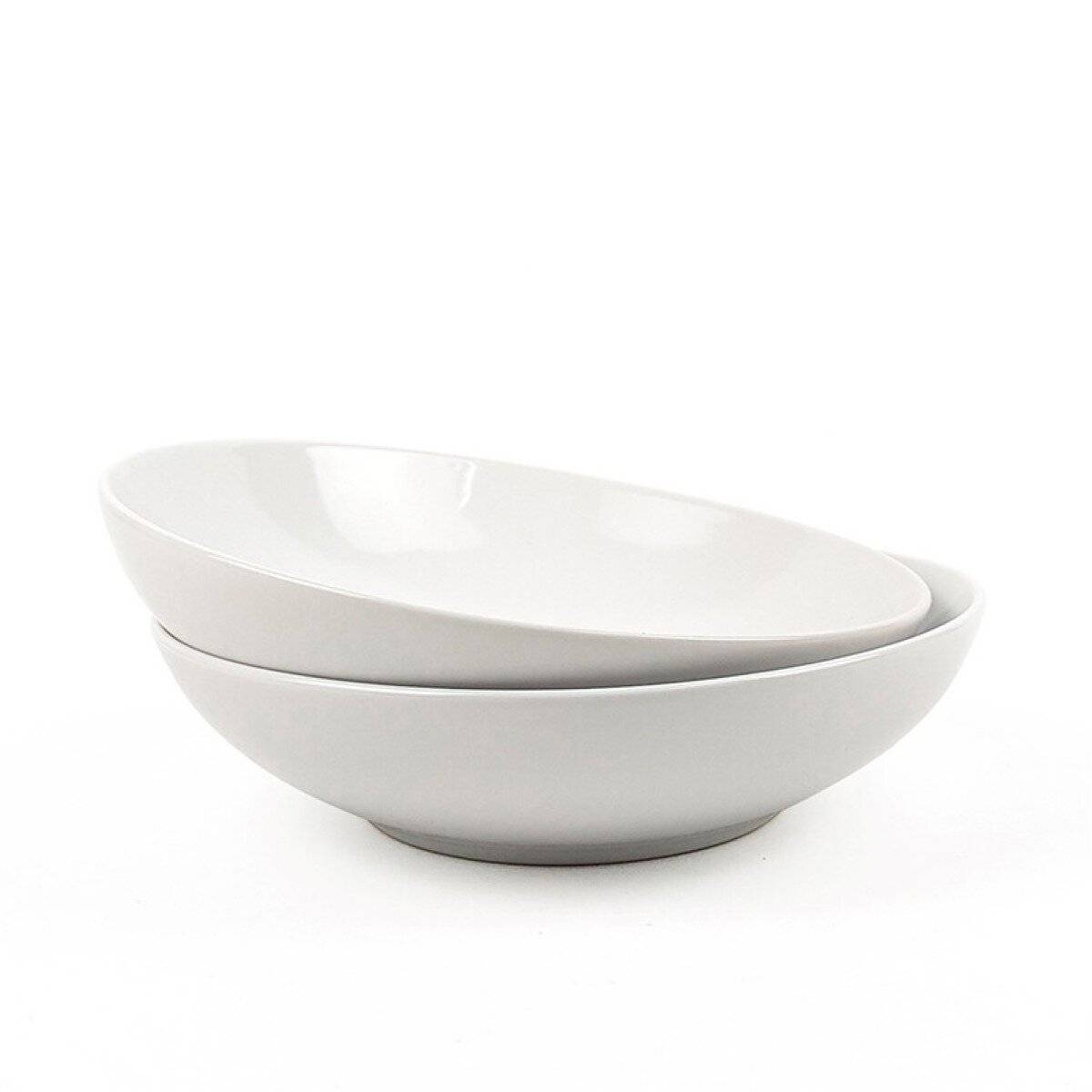 2er-Set Suppenteller aus hochwertigem Steingut - ø 20 cm, robust & pflegeleicht