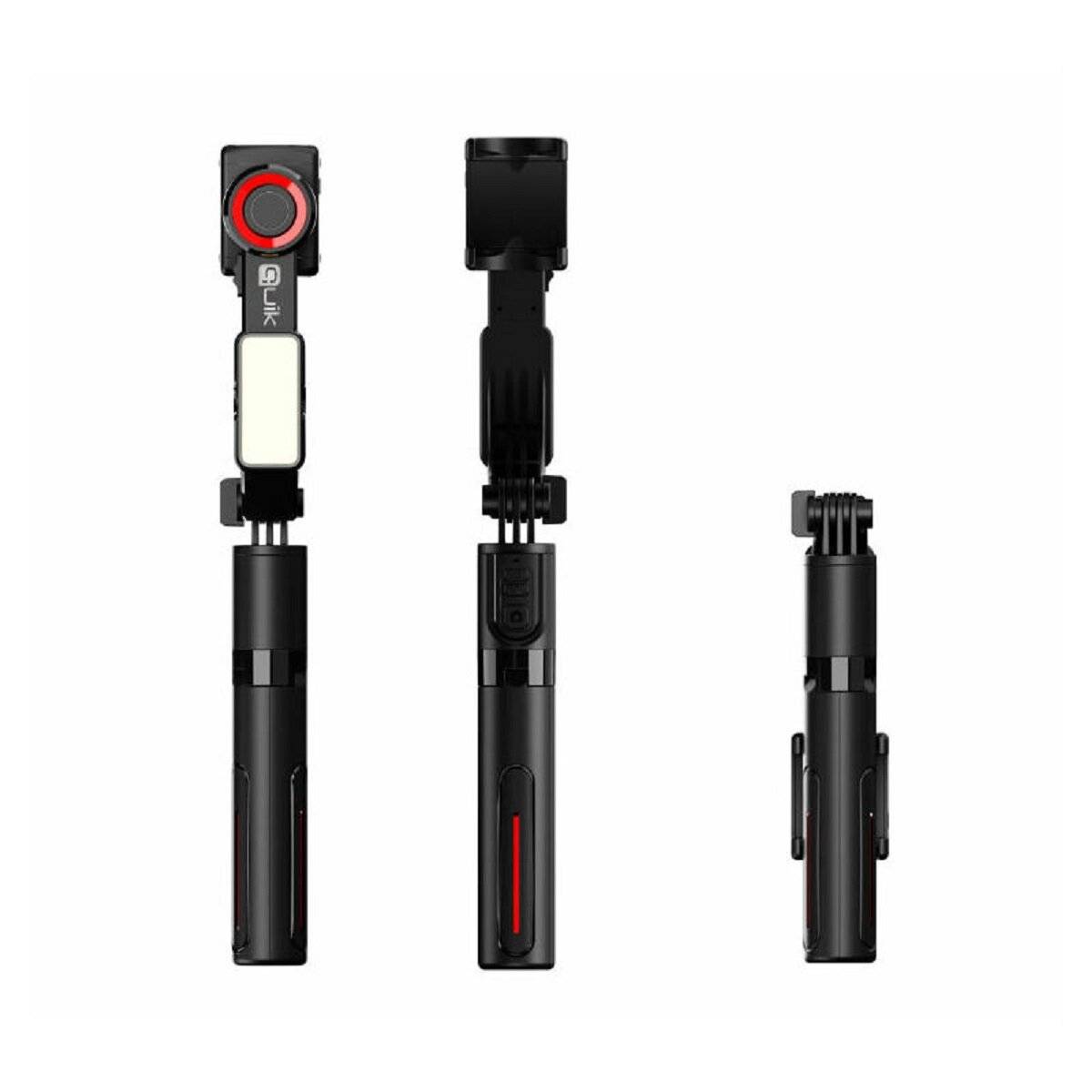 QS-600 Selfie-Stativ mit Motor & Gyroskop  Für flüssige Videoaufnahmen & Fotos