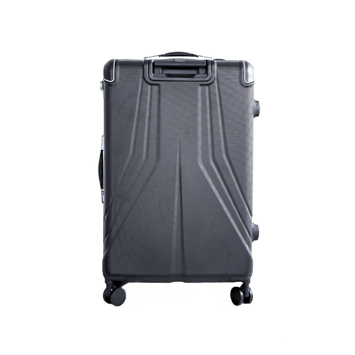 3 Tlg. Koffer-Set mit 4 Rädern Hartschale mit Kantenschutz 360° drehbar Anthrazit