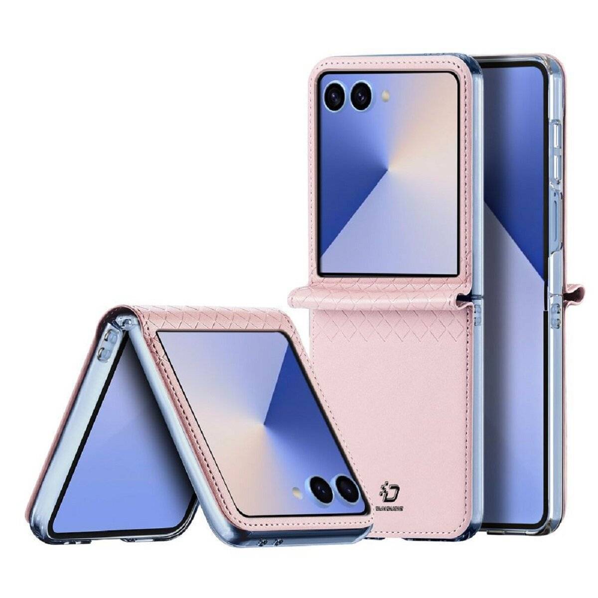 Dux Ducis Bril Handyhülle kompatibel mit Samsung Galaxy Z Flip 7 Rosa