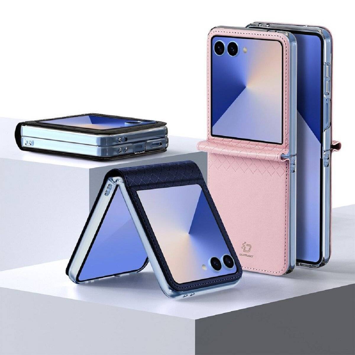 Dux Ducis Bril Handyhülle kompatibel mit Samsung Galaxy Z Flip 7 Rosa