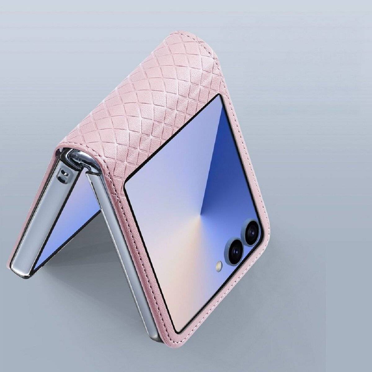 Dux Ducis Bril Handyhülle kompatibel mit Samsung Galaxy Z Flip 7 Rosa