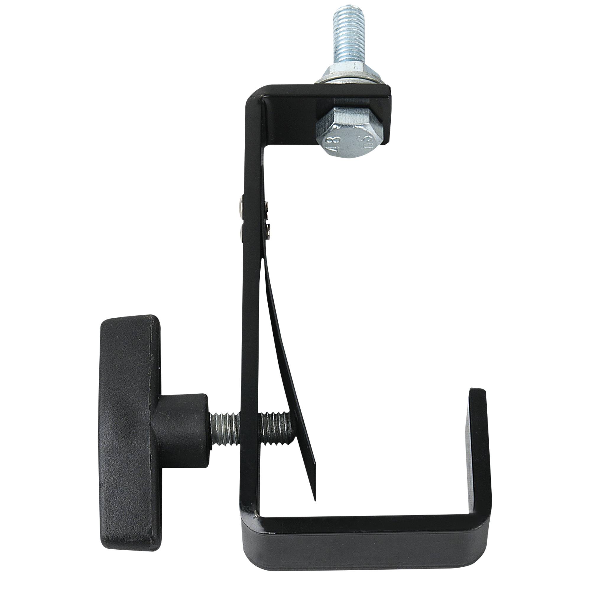 Showgear 50 mm Pipe Clamp Long with Protection Traglast: 20 kg - Stahl - schwarz