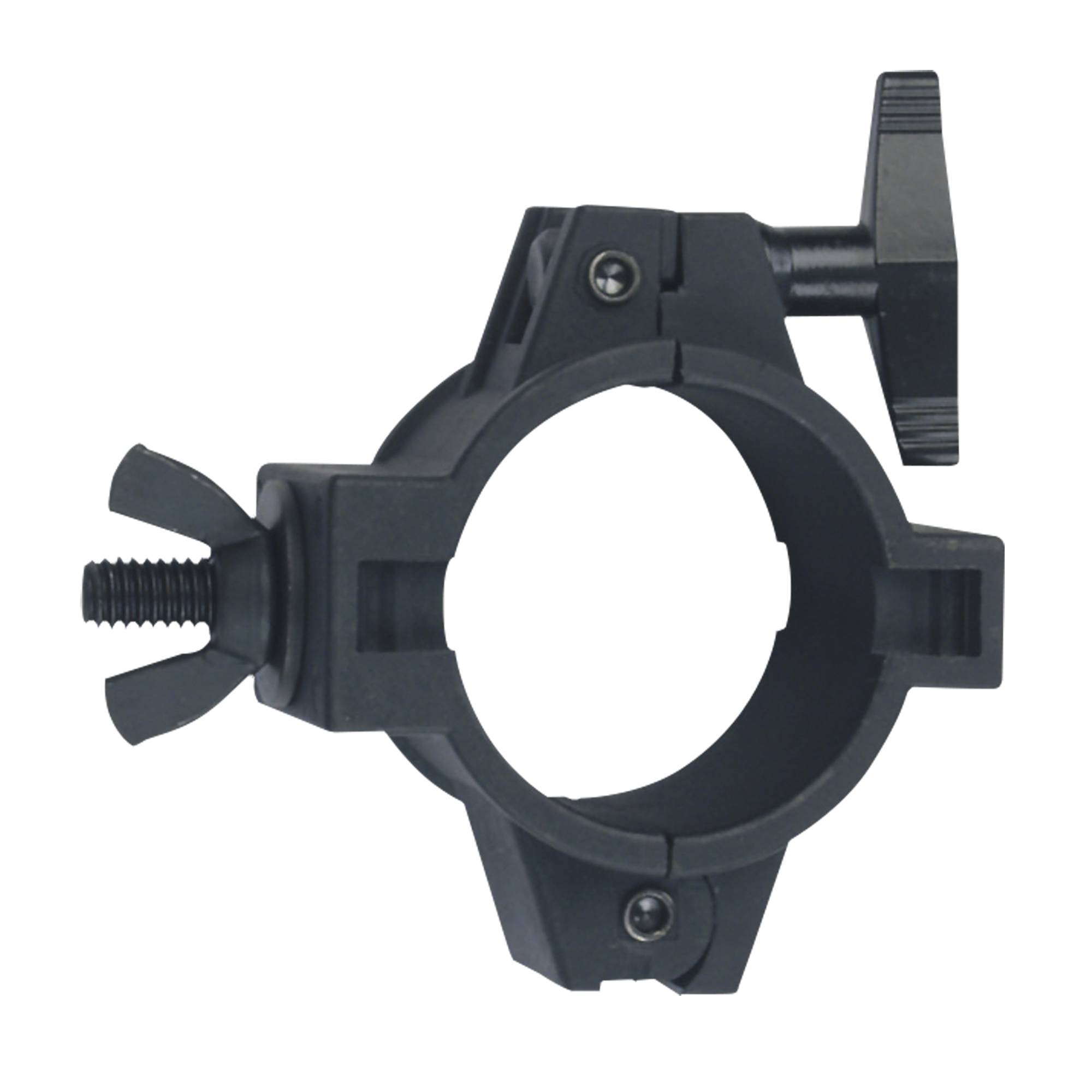 Showgear 50 mm Universal PVC Pipe Clamp Traglast: 30 kg - PVC - schwarz