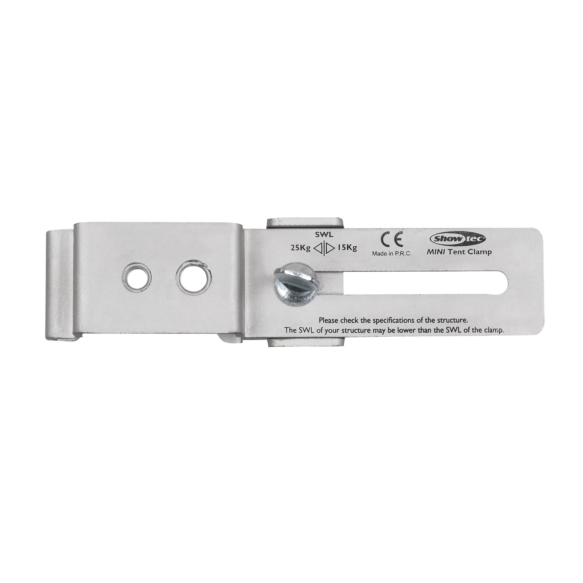 Showgear Mini Tent Clamp Zulässige Nutzlast: 15-25 kg - Metall-silber