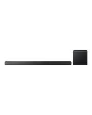 Samsung Soundbar HW-QS700F HW-QS700FVerbindungsmöglichkeiten: HDMI Bluetooth WLAN Wi-Fi Toslink Audiokanäle: 3.1.2 Detailfarbe: Schwarz Typ: mit kab