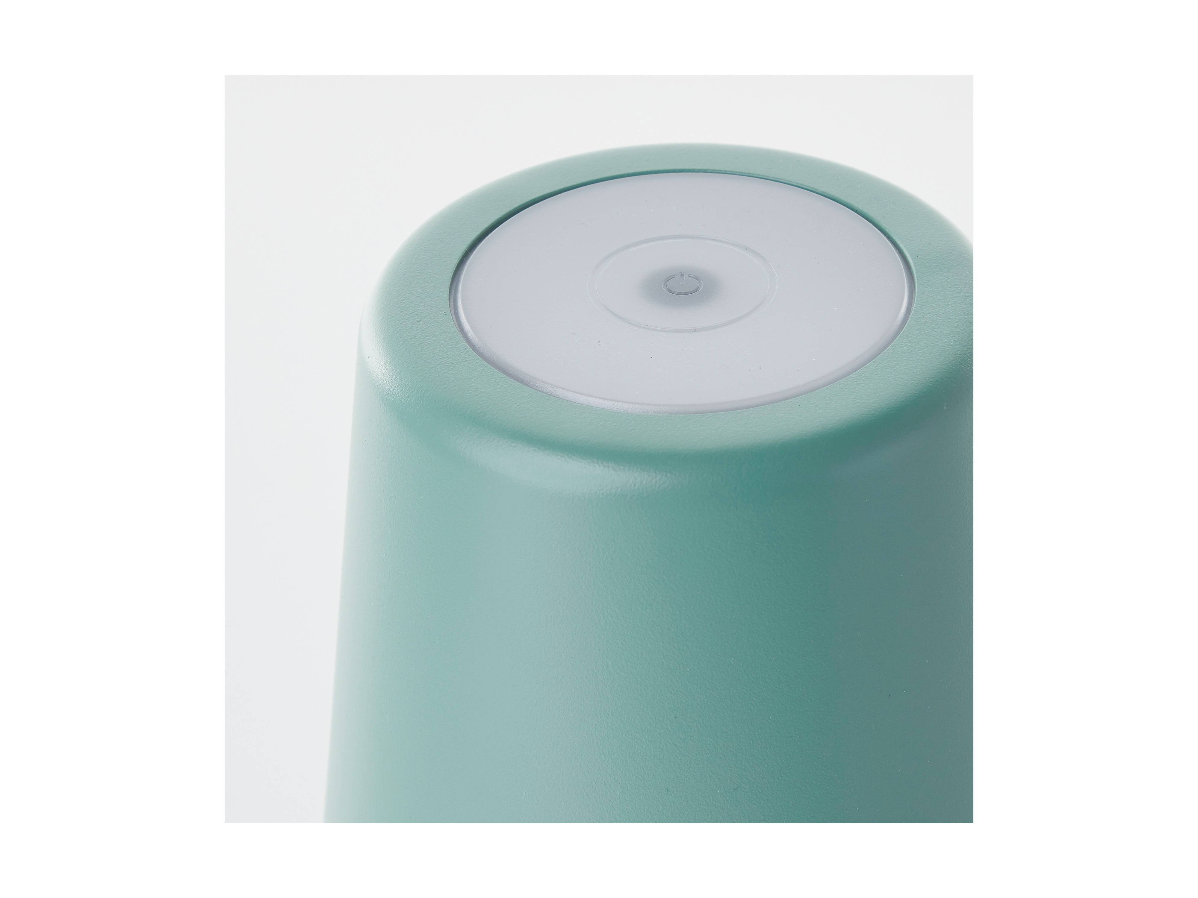 BRILLIANT LED-Akku-Tischleuchte Kaami, 2 W, 310 lm, 3000 K, eisberggrün, 2er Set