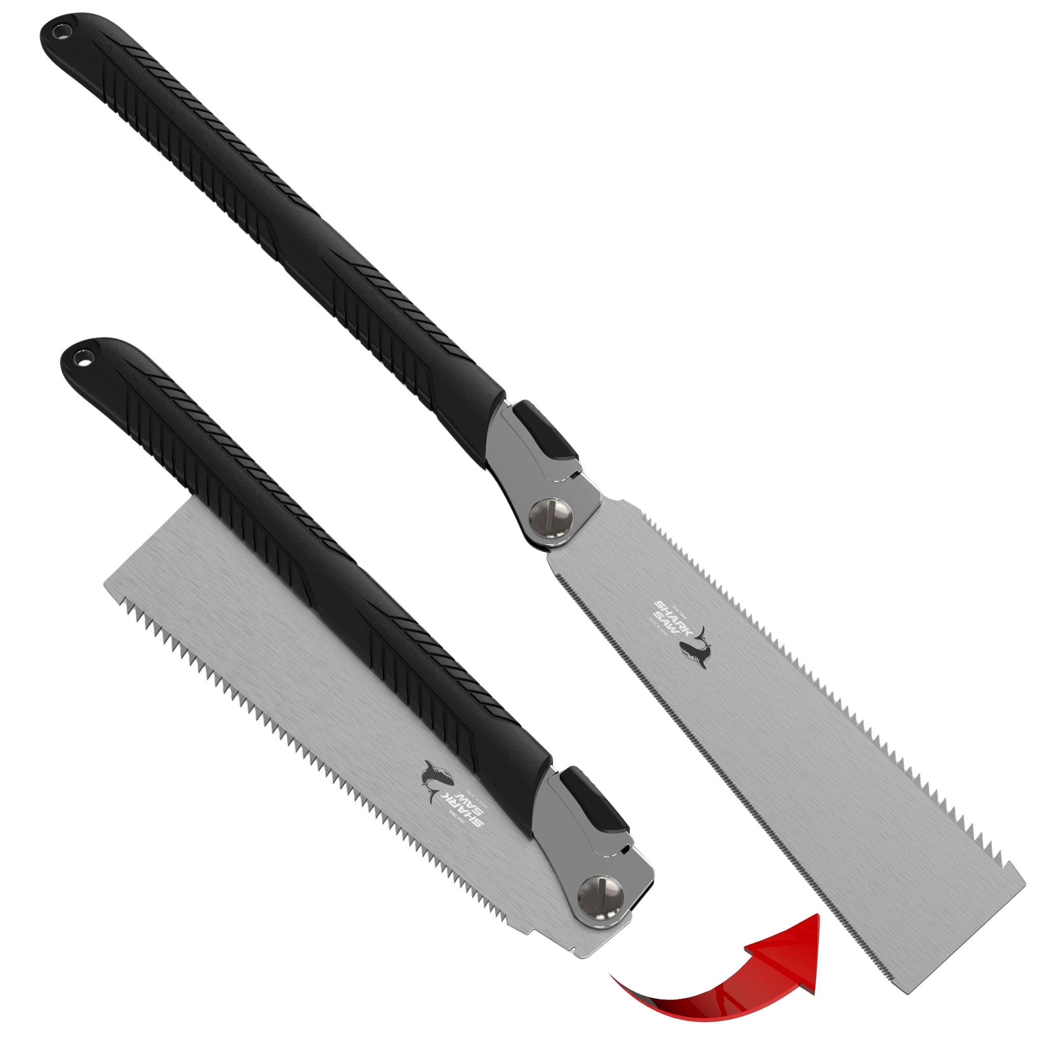 FAMEX 5523 Profi Japansäge 240mm – 7-9/ 17 TPI - Ryoba, Klappsäge für Holz