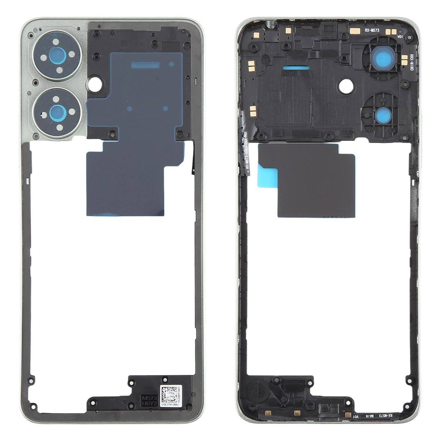 Für Xiaomi Redmi 13C 5G Mittelrahmen Bezel Plate Ersatzteil Reparatur Grün