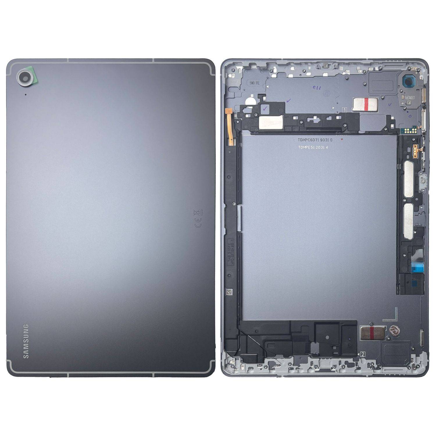 Samsung Akkudeckel für Galaxy Tab S10 FE GH82-37146A Ersatzteil Reparatur Grau