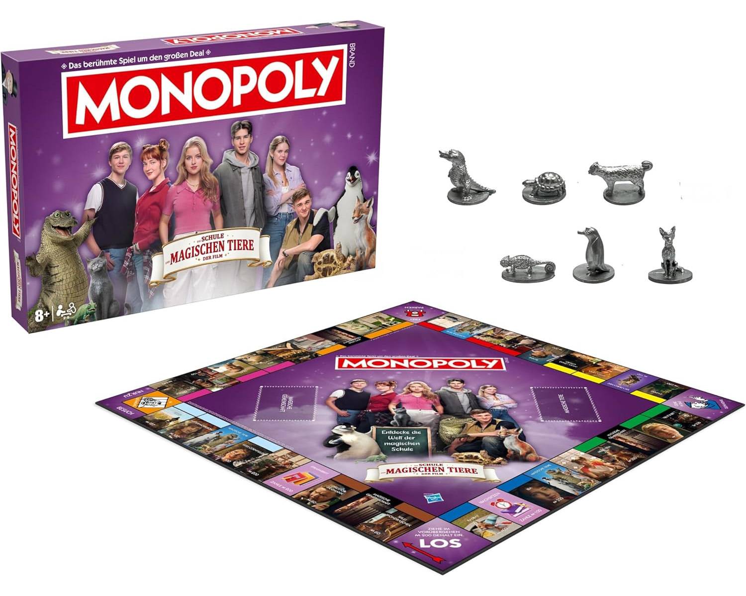 Monopoly Schule der magischen Tiere Brettspiel Deutsch 8+ Gesellschaftsspiel