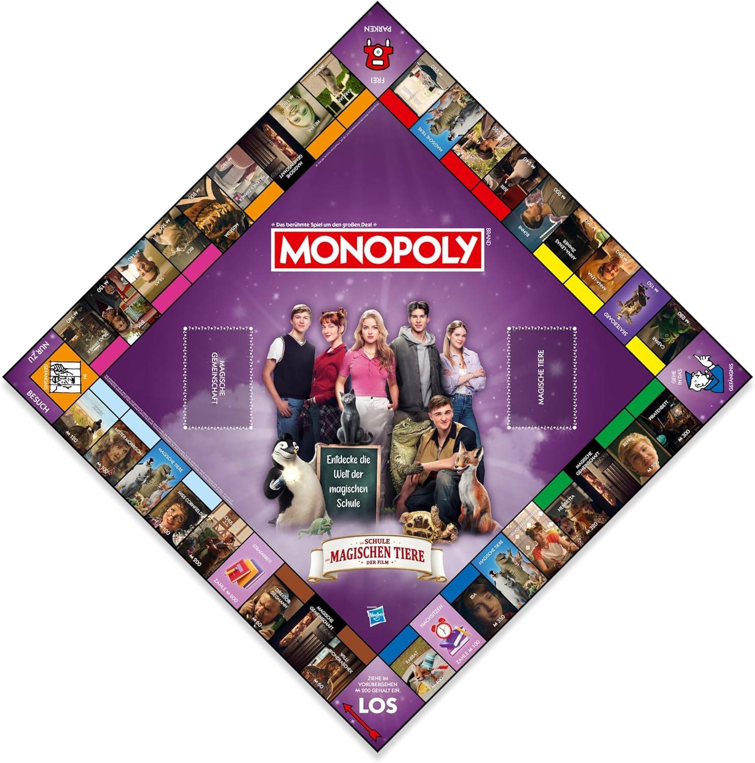 Monopoly Schule der magischen Tiere Brettspiel Deutsch 8+ Gesellschaftsspiel