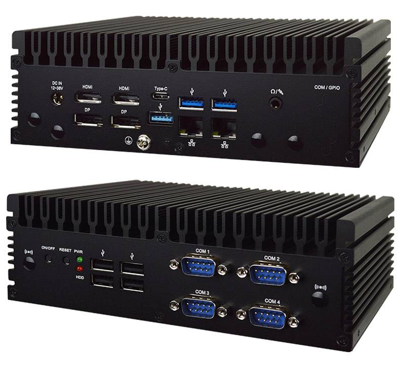 Jetway B382FRPU1 (Embedded Box PC, Intel i5-1335U Prozessor, 12-36V Input) [LÜFTERLOS]