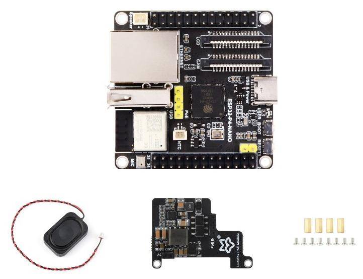 Waveshare ESP32-P4-NANO KIT B mit POE Adapter, RISC-V, 32MB PSRAM, HMI, MIPI-CSI/DS, 28 GPIOs, 5V