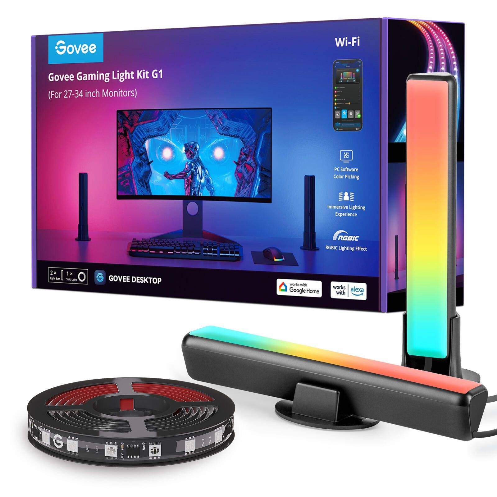 Govee RGBIC PC Monitor Pro Kit for 27"- 34"