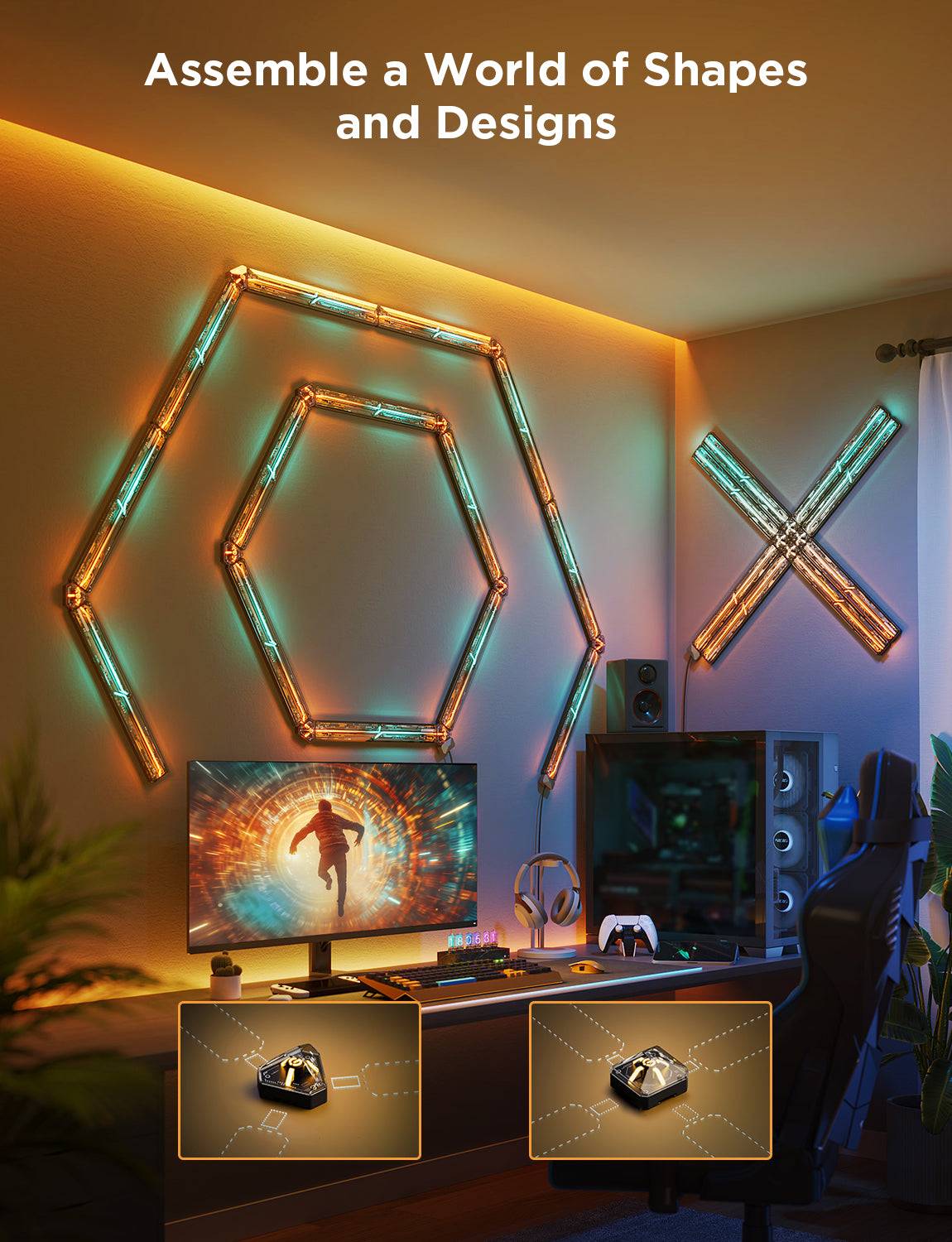 Govee RGBIC Gaming Wall Light (4+1)