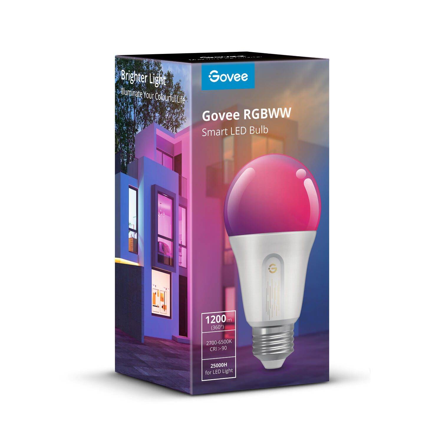 Govee RGBWW Smart LED Light Bulb E27 1200 Lumen