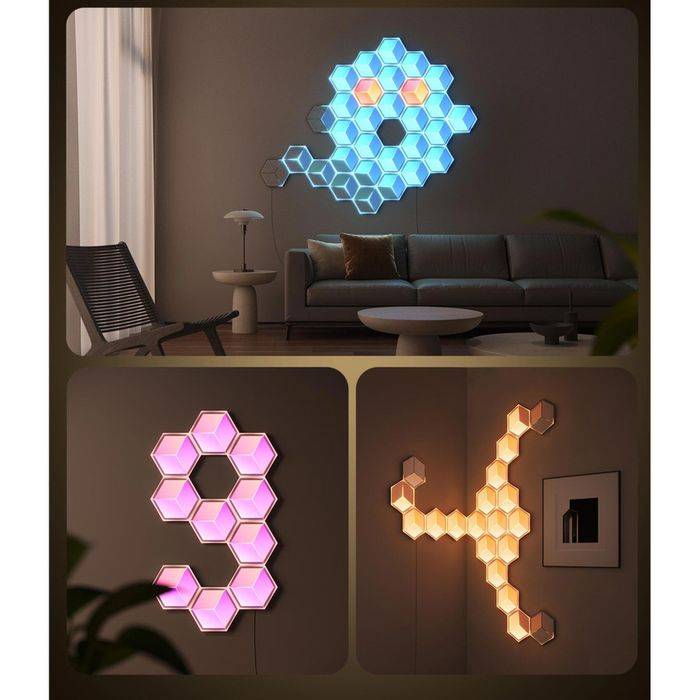 Govee RGBIC Glide Hexa Light Panels Ultra (7 pcs)