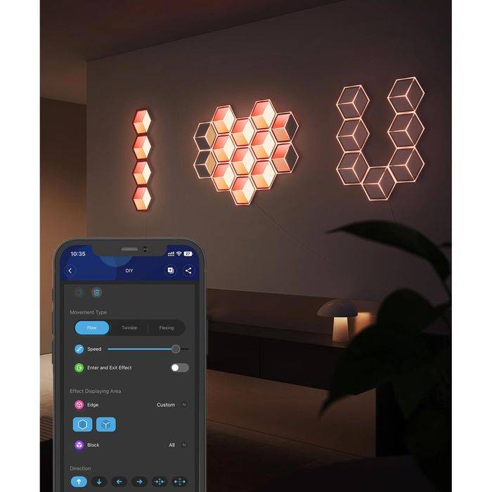 Govee RGBIC Glide Hexa Light Panels Ultra (7 pcs)