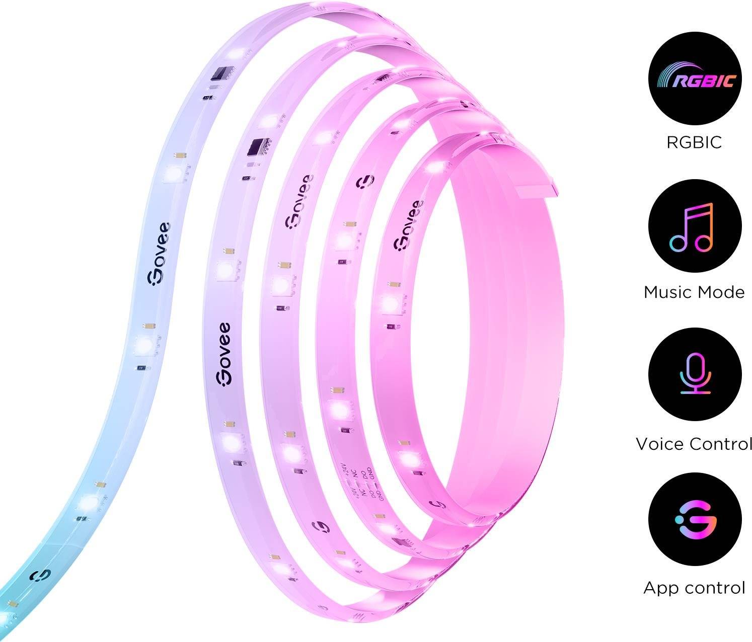 Govee RGBIC LED Strip Light (Wi-Fi, Bluetooth, Matter) 5,0m