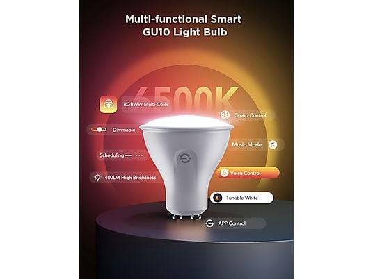 Govee RGBWW LED-Glühbirnen (2er-Pack) GU10