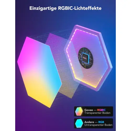 Govee RGBIC Glide Hexa Light Panels Expansion Pack (2 pcs) Govee RGBIC Glide Hexa Light Panels Expansion Pack (2 pcs)