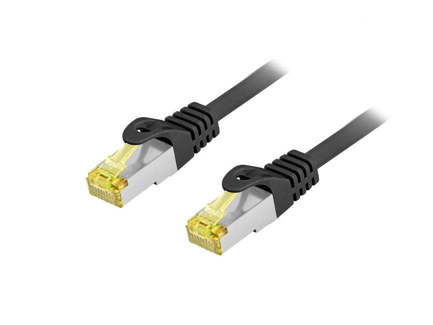 Equip Cat.6A S/FTP Outdoor-Patchkabel, 1,0m, schwarz, 1 m, Cat6a, S/FTP (S-STP), RJ-45, RJ-45, Schwarz