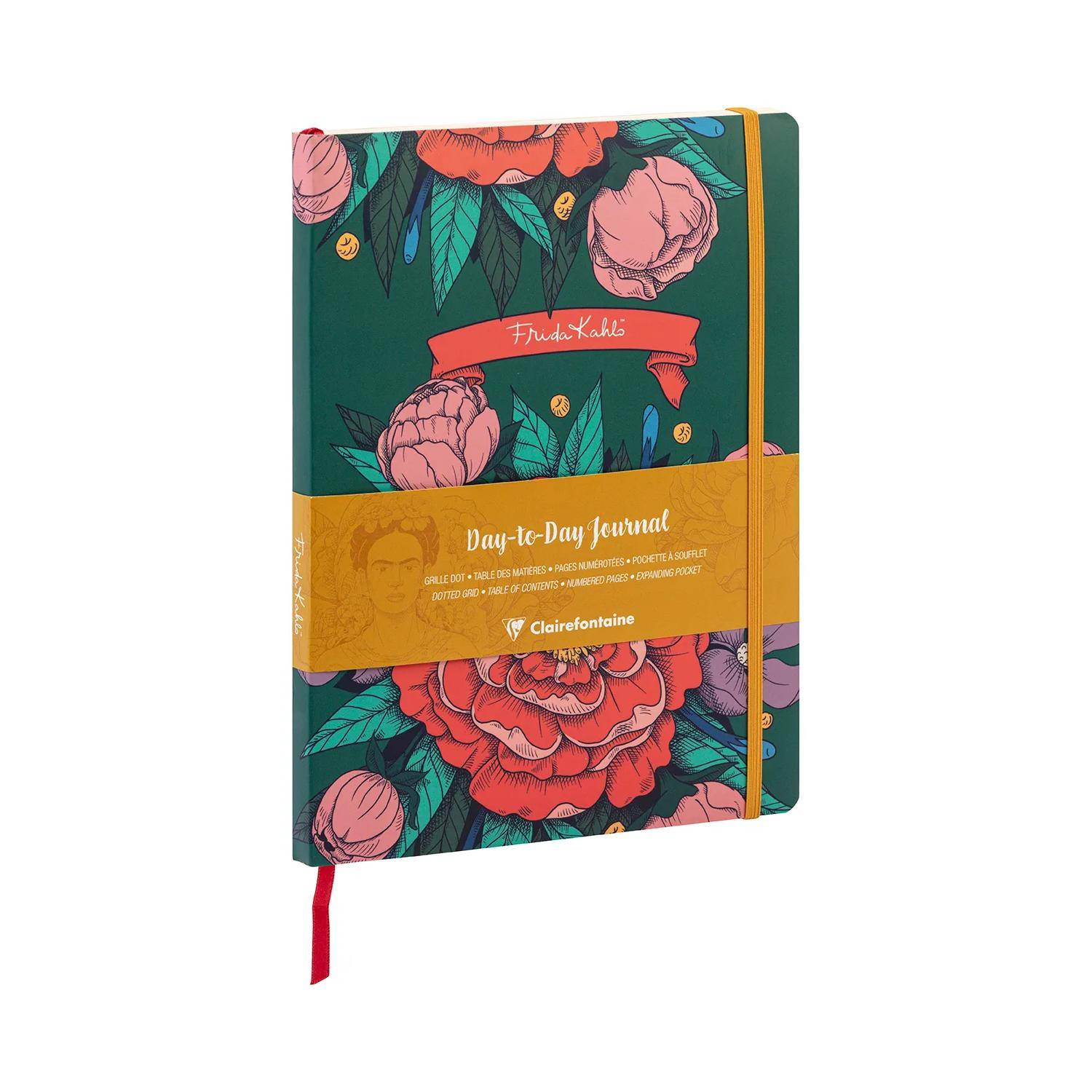 Clairefontaine 4x Journal 19x25 cm, 96 Bl, dot, Lesezeichen, sortiert 116220C