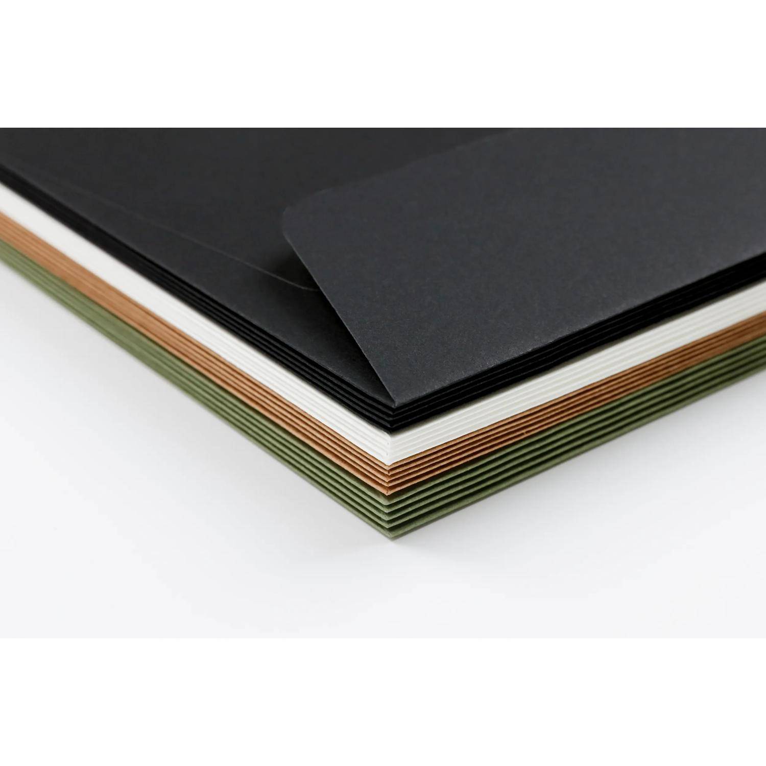 Pollen 5x Korrespondenzset, 20 Umschläge C6+20 Karten 110x155mm sortiert 20920C