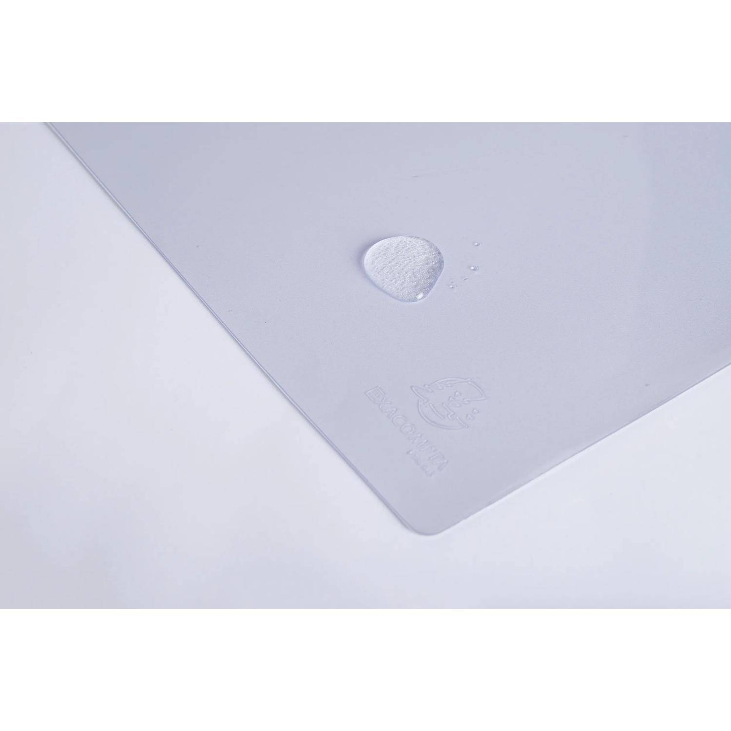 Exacompta 12x Schreibtischunterlage flexibel PVC 50x65cm - Transparent - 29635E