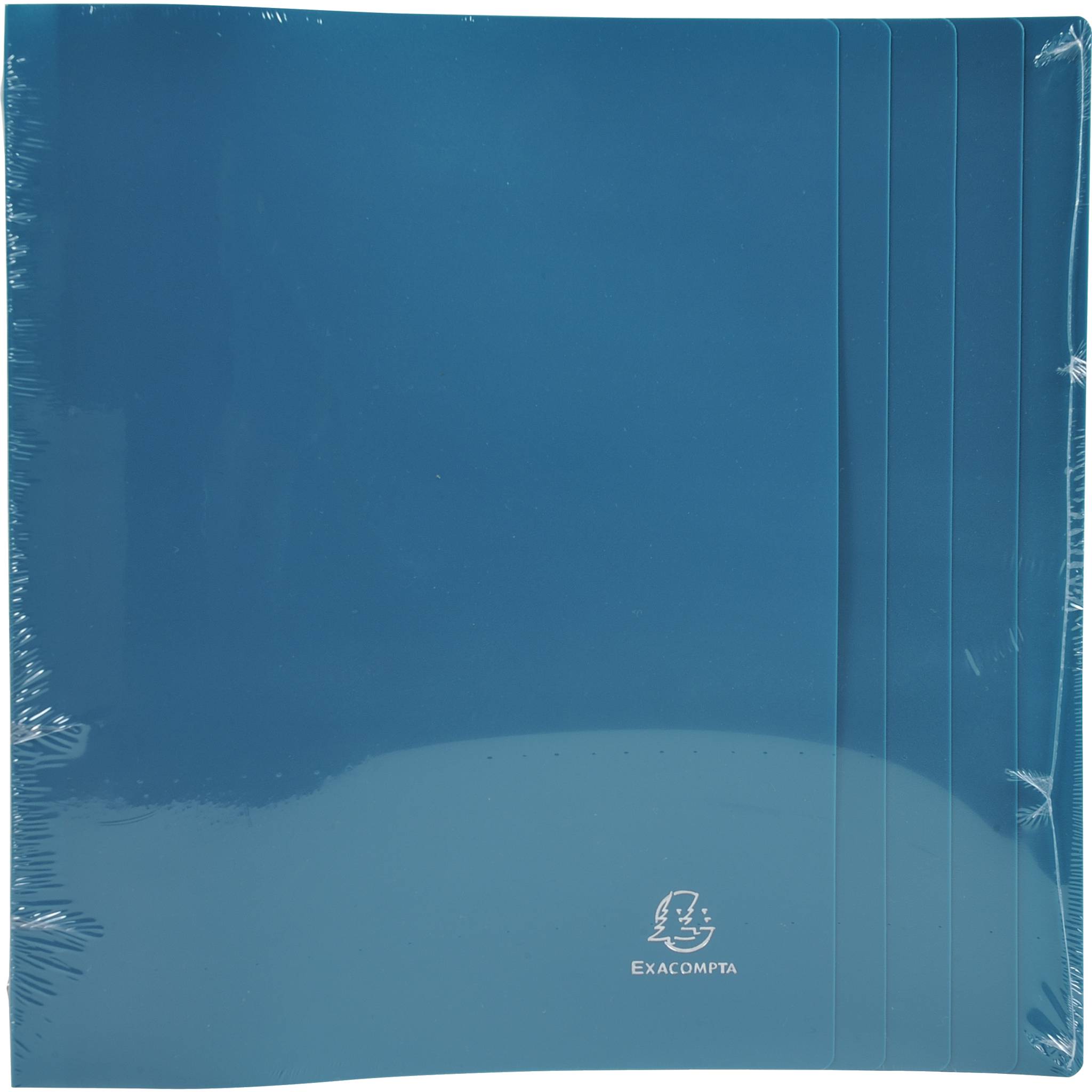 Exacompta 25x Ringbuch aus PP 500µ 4Ring Rücken 20mm, A4 - Dunkelgrün - 51183SE