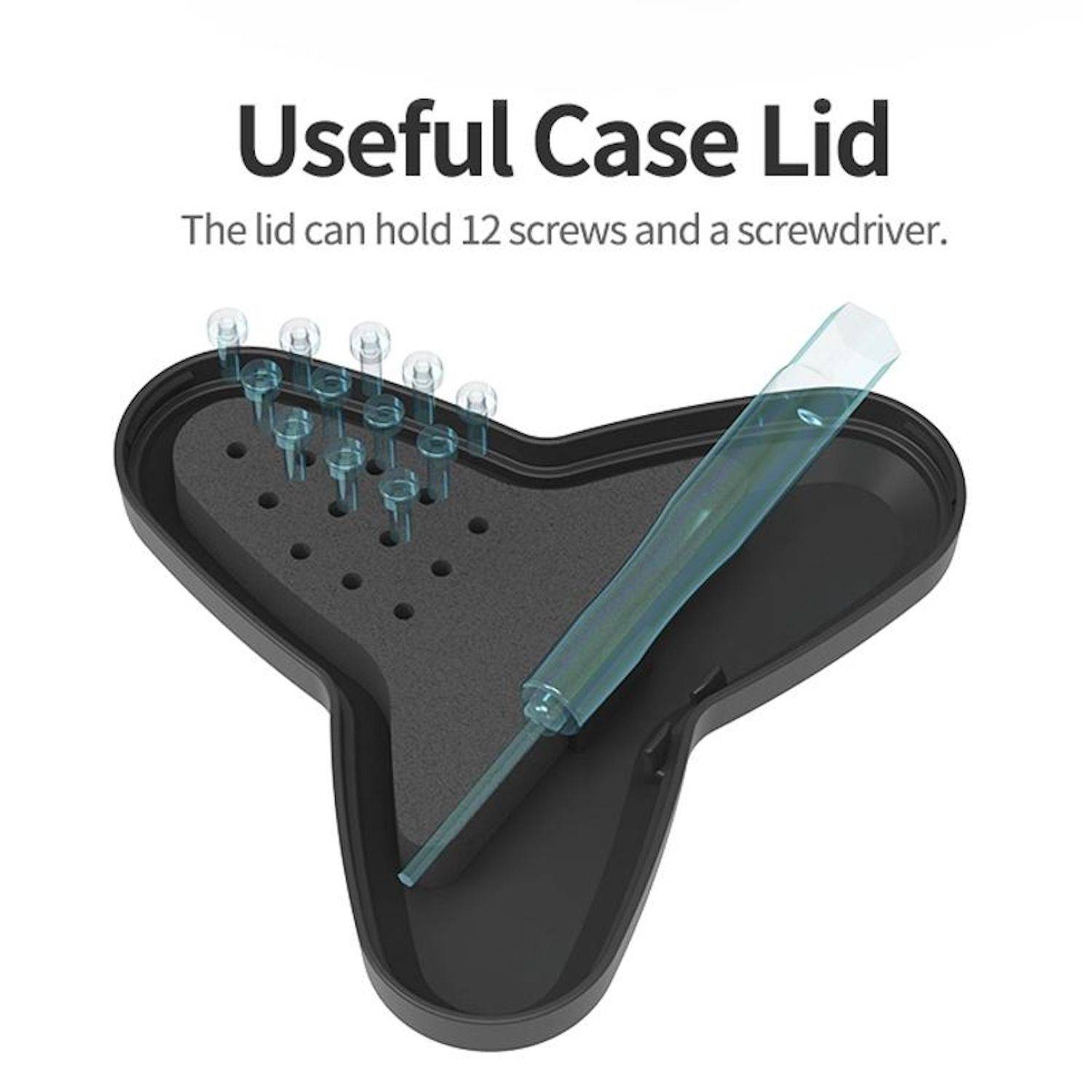 Für DJI Avata 2 Drohne Sunnylife Kompakte Propeller Aufbewahrungsbox Schwarz/