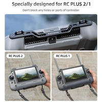 Für DJI RC Plus 2 / 1 Sunnylife Controller Aluminium Halterung Schultergurt Grau/ Für DJI RC Plus 2 / 1 Sunnylife Controller Aluminium Halterung Schultergurt Grau/