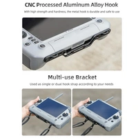 Für DJI RC Plus 2 / 1 Sunnylife Controller Aluminium Halterung Schultergurt Grau/ Für DJI RC Plus 2 / 1 Sunnylife Controller Aluminium Halterung Schultergurt Grau/