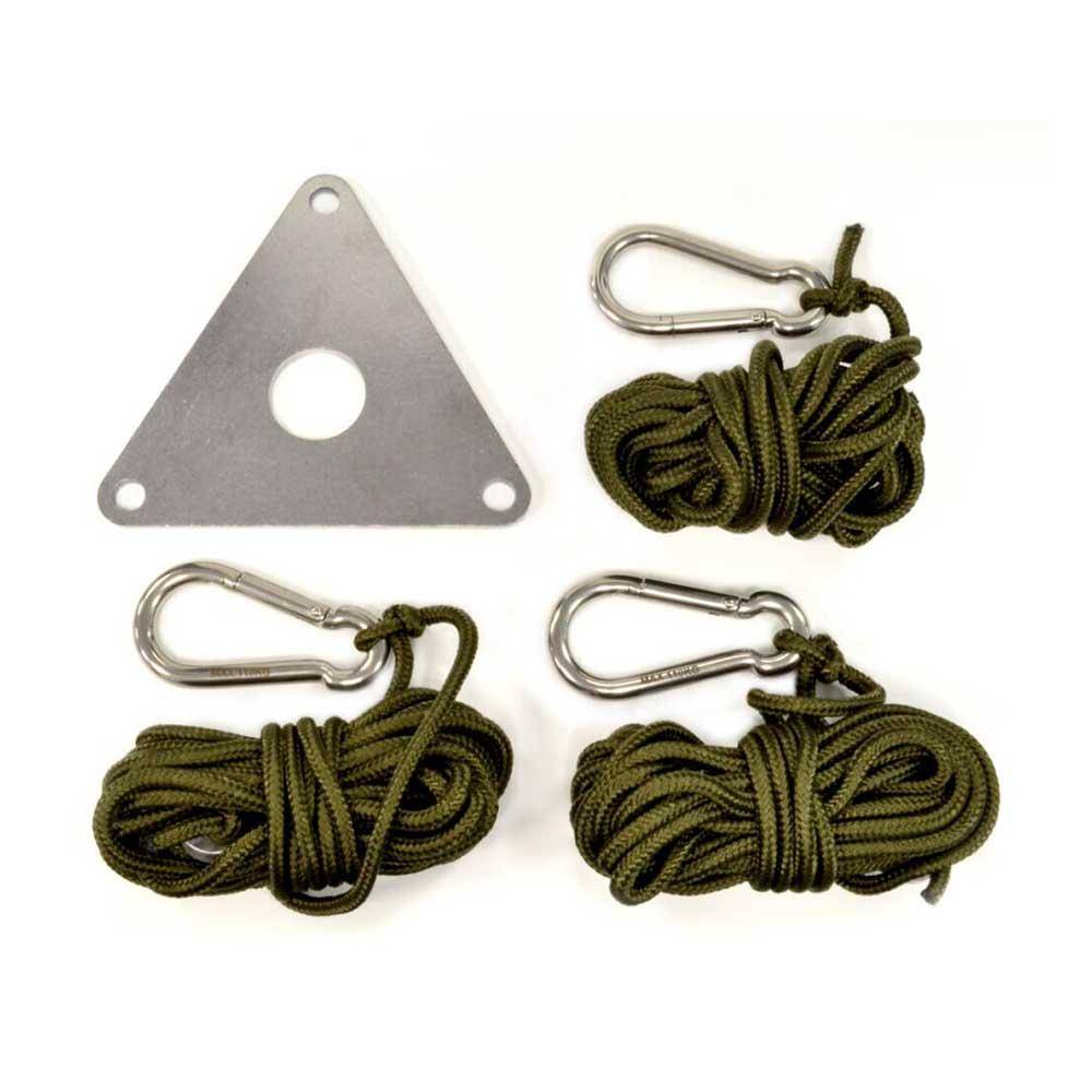 Abspann-Set für Kurbelstativ - Abspannseil Länge 5 m - Preis per Set