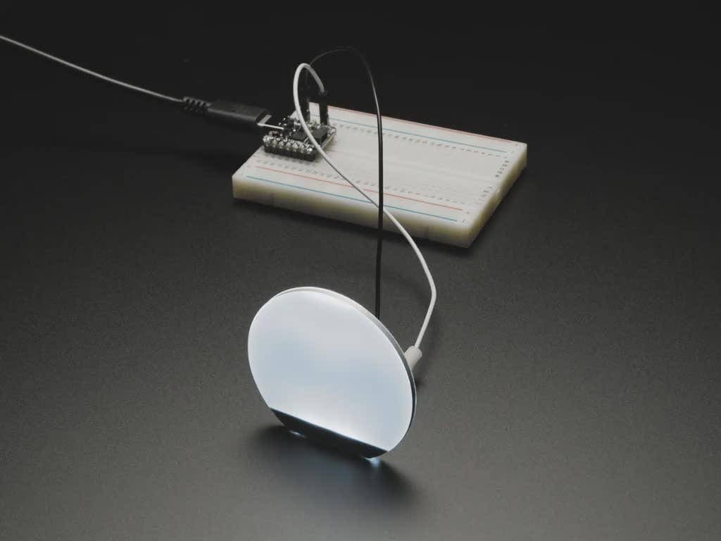 Adafruit Round Semi-Circle Backlight LED, 50mm Durchmesser, 3V, 20mA