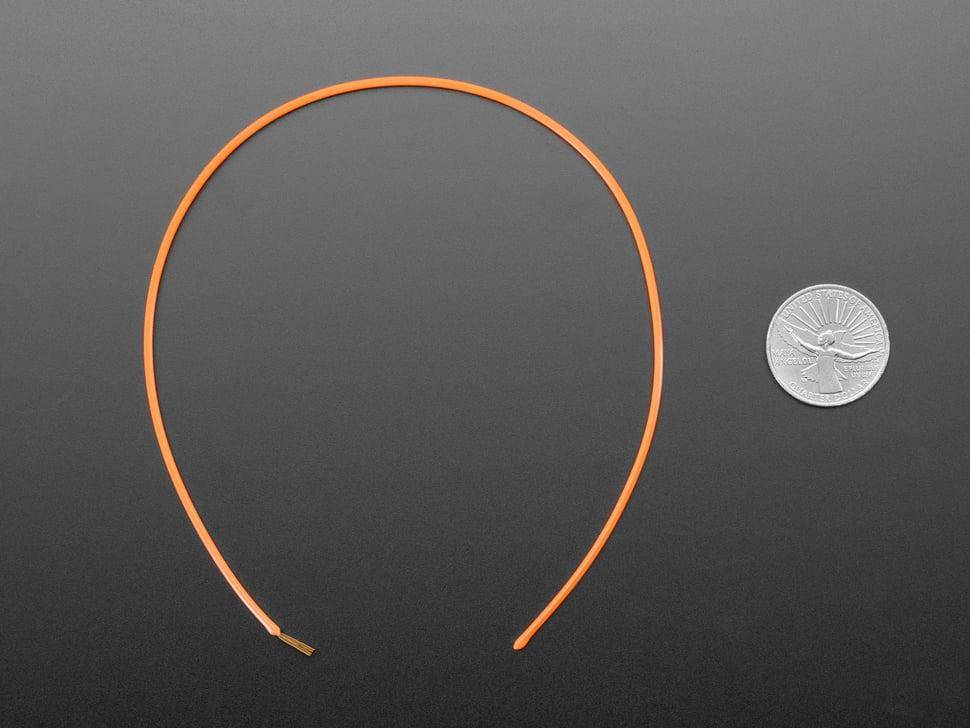 Adafruit nOOds LED Filament, flexibel, Silikonbeschichtet, 3V DC, 50mA - Farbe: Rot