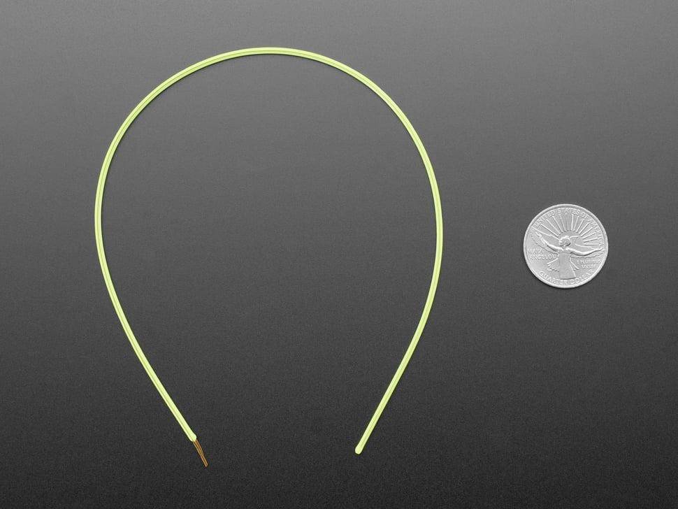 Adafruit nOOds LED Filament, flexibel, Silikonbeschichtet, 3V DC, 50mA - Farbe: Grün