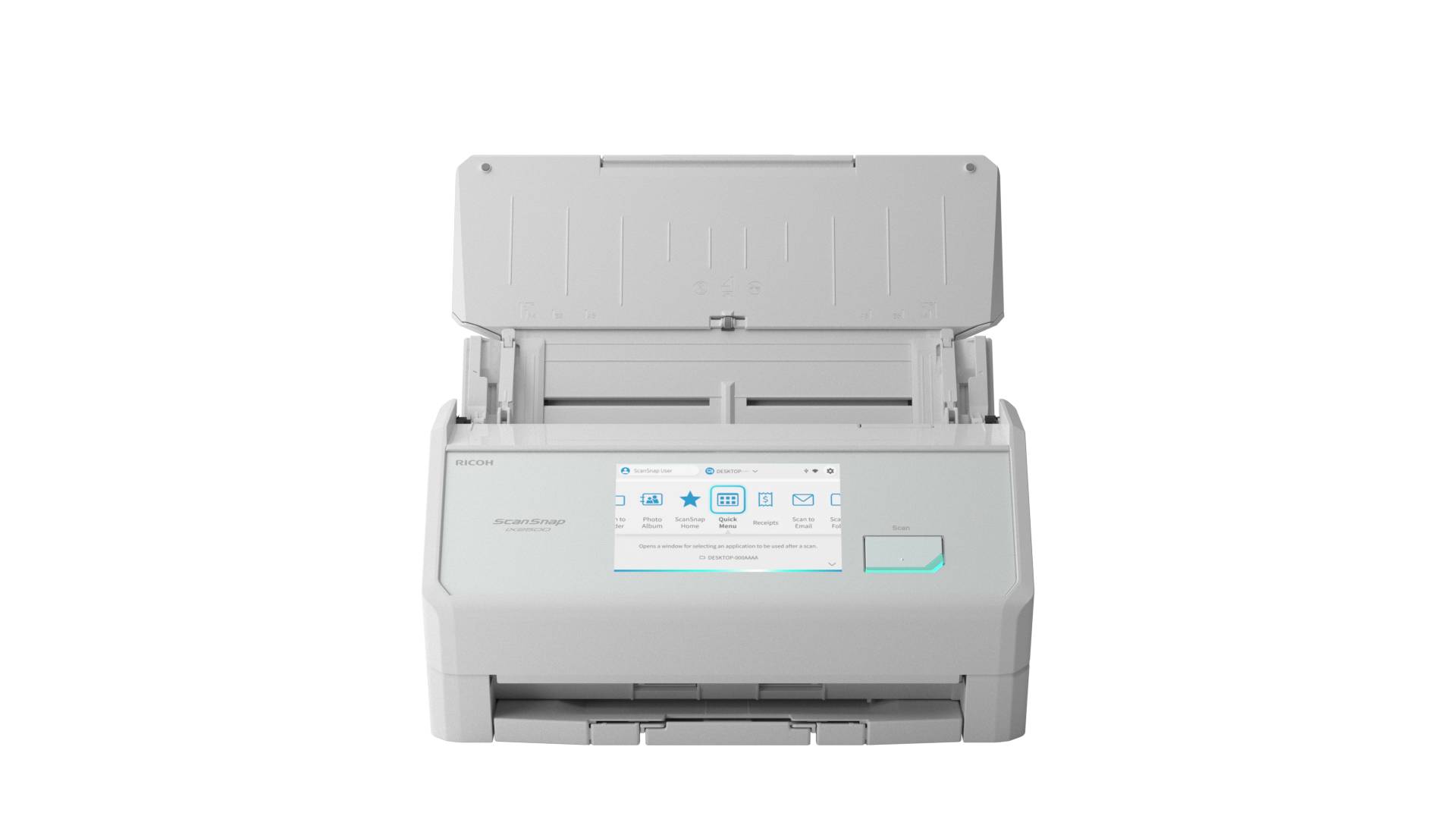 Ricoh ScanSnap iX2500 - Dokumentenscanner - Dual CIS - Duplex - 279 x 432mm - 600 dpi x 600 dpi - bis zu 45 Seiten/Min. (einfarbig)
