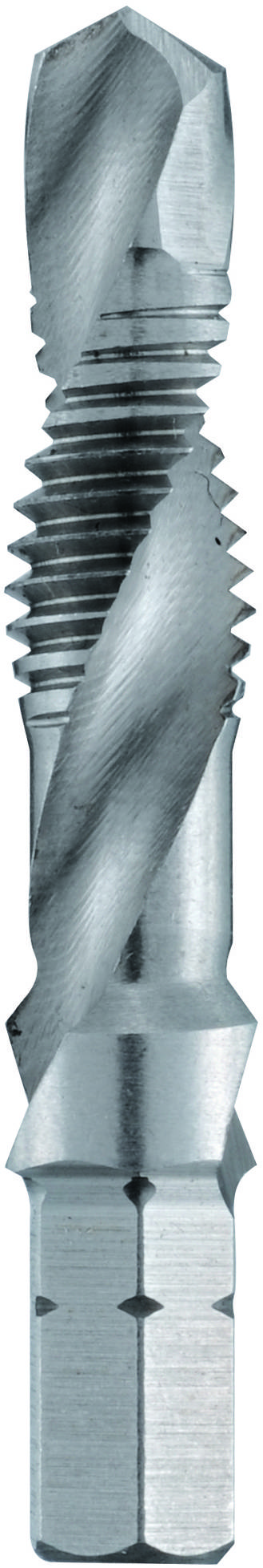 Alpen HSS Kombigewindebohrer mit 1/4"-Sechskantschaft für metrisches ISO-Gewinde DIN 13 / Gewinde-, Senk- und Schälwerkzeuge