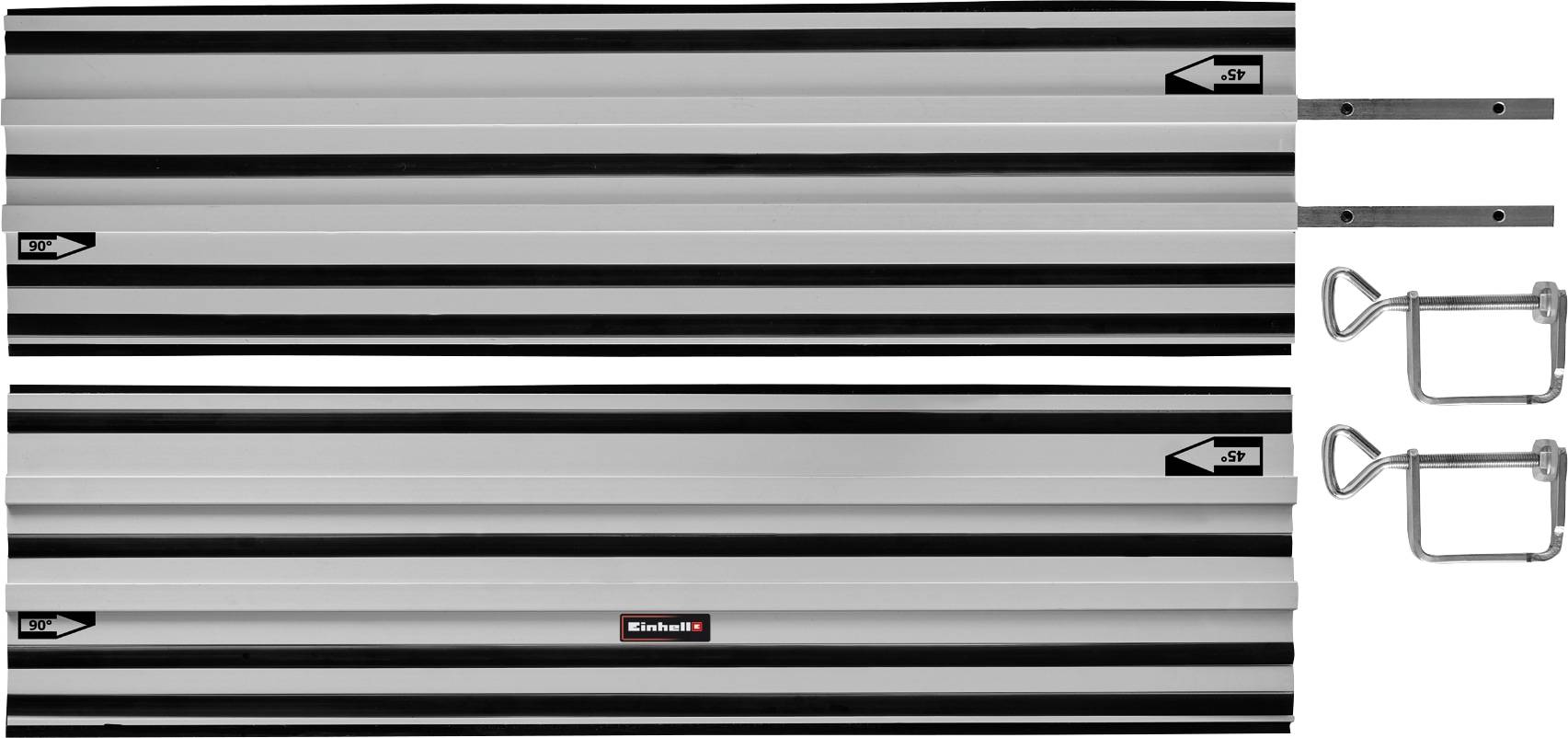 EINHELL Führungsschiene für Handkreissägen, Alu, 2x 100 cm