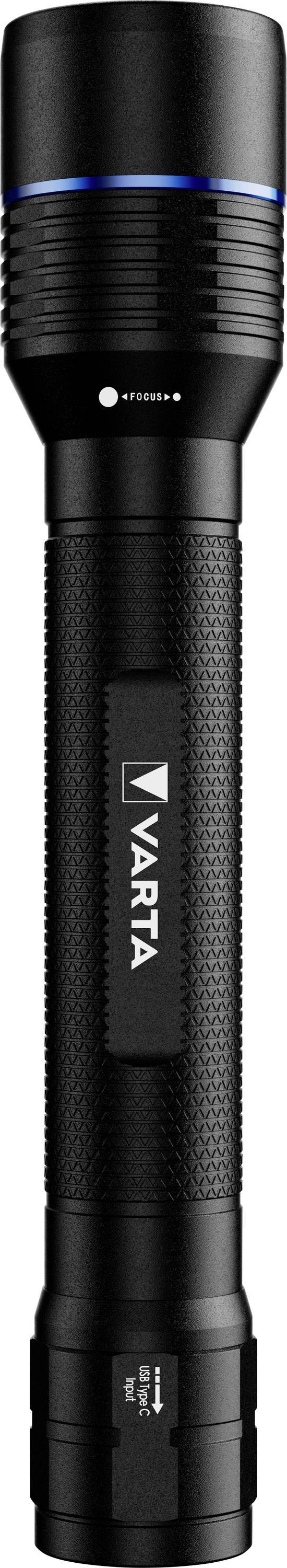 Varta Taschenlampe Aluminium Pro Night Cutter F40R mit Akku Multimedia-Technik Taschenlampen