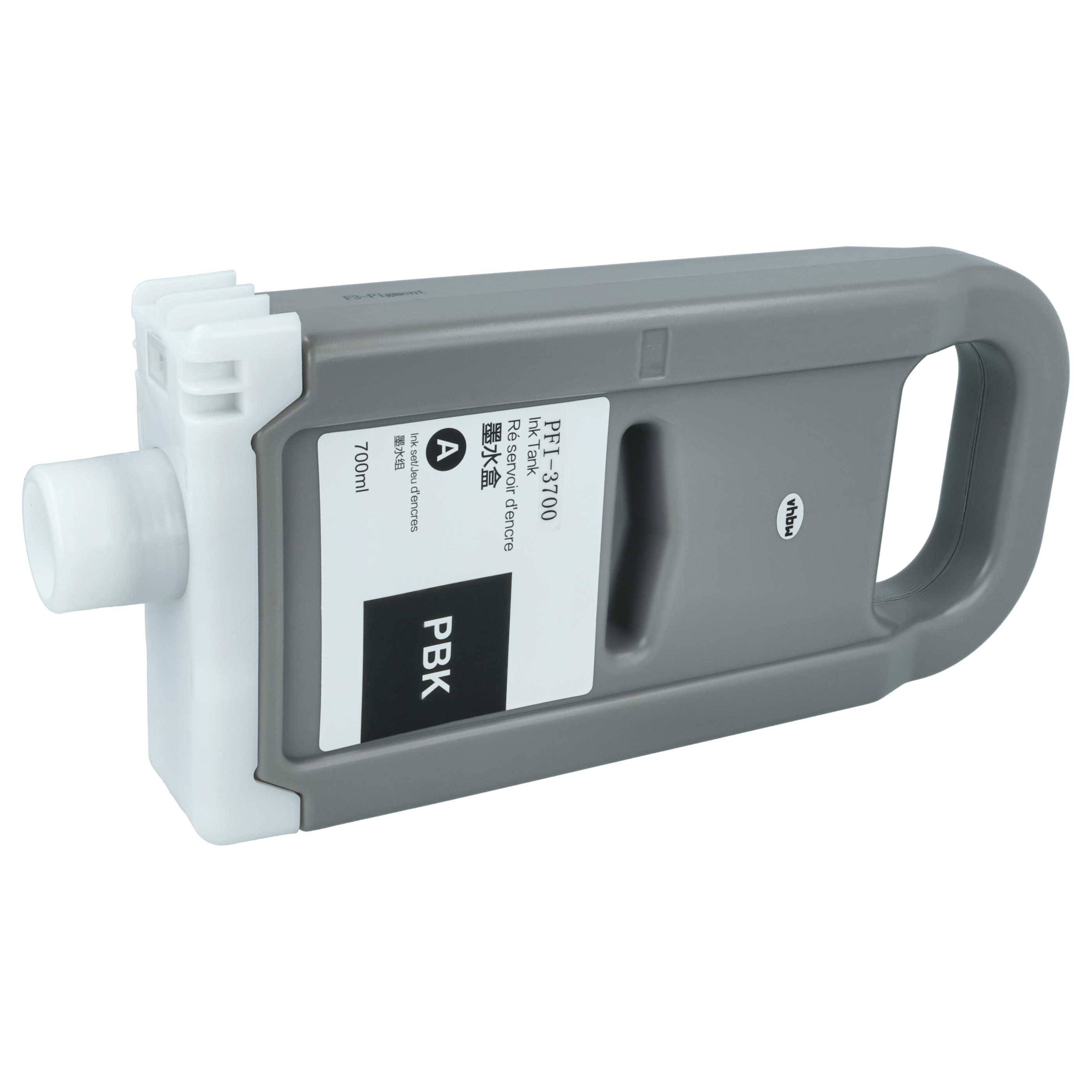 vhbw Tintenpatrone Photo Schwarz kompatibel mit Canon Imageprograf iPF PRO-6600 Drucker (kompatibel, 700ml)