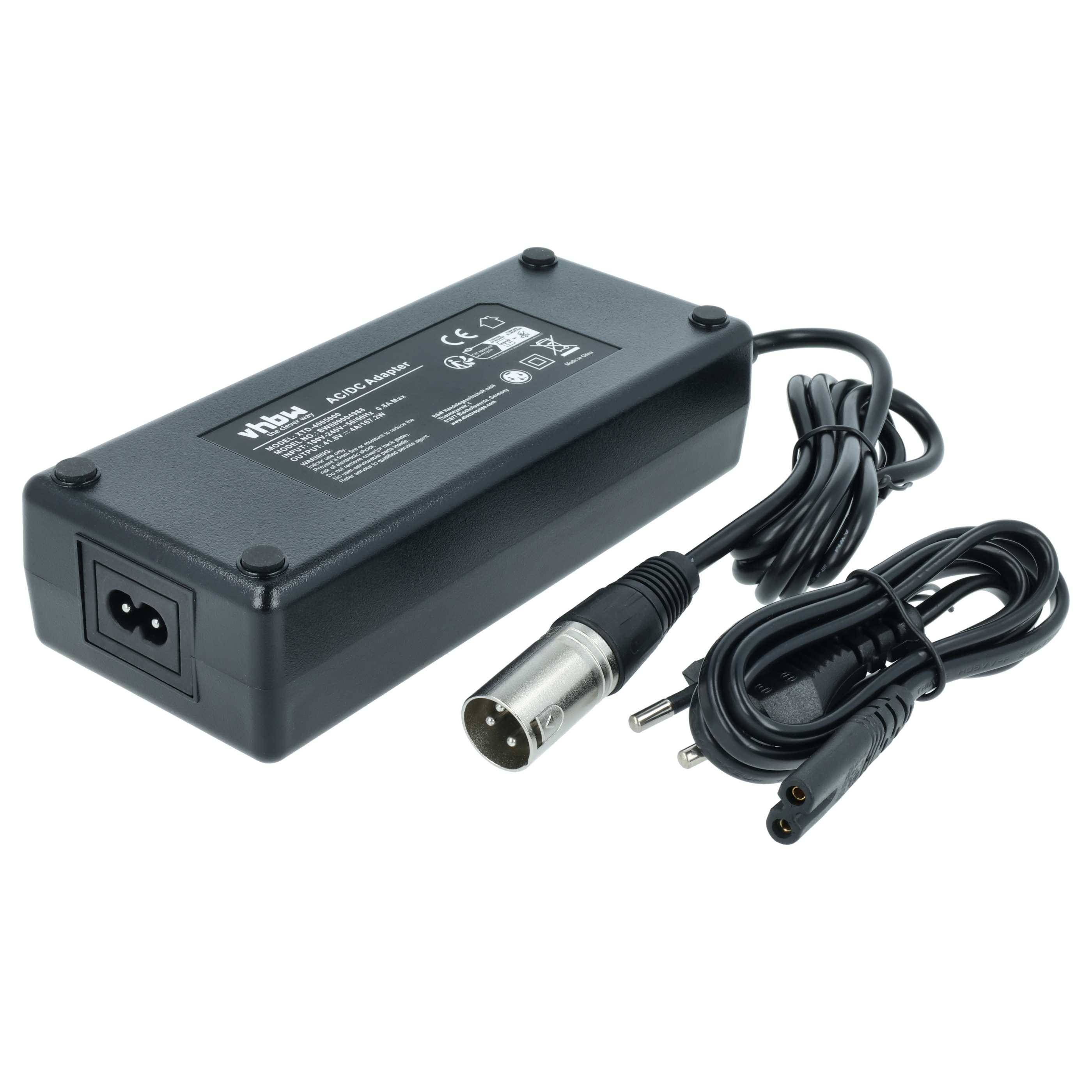 vhbw Ladegerät kompatibel mit Giant Twist Go Double Power (2011-2016), Power XLR 5-polig (2011-2016) Fahrradakkus, E-Bike - Für Akkus