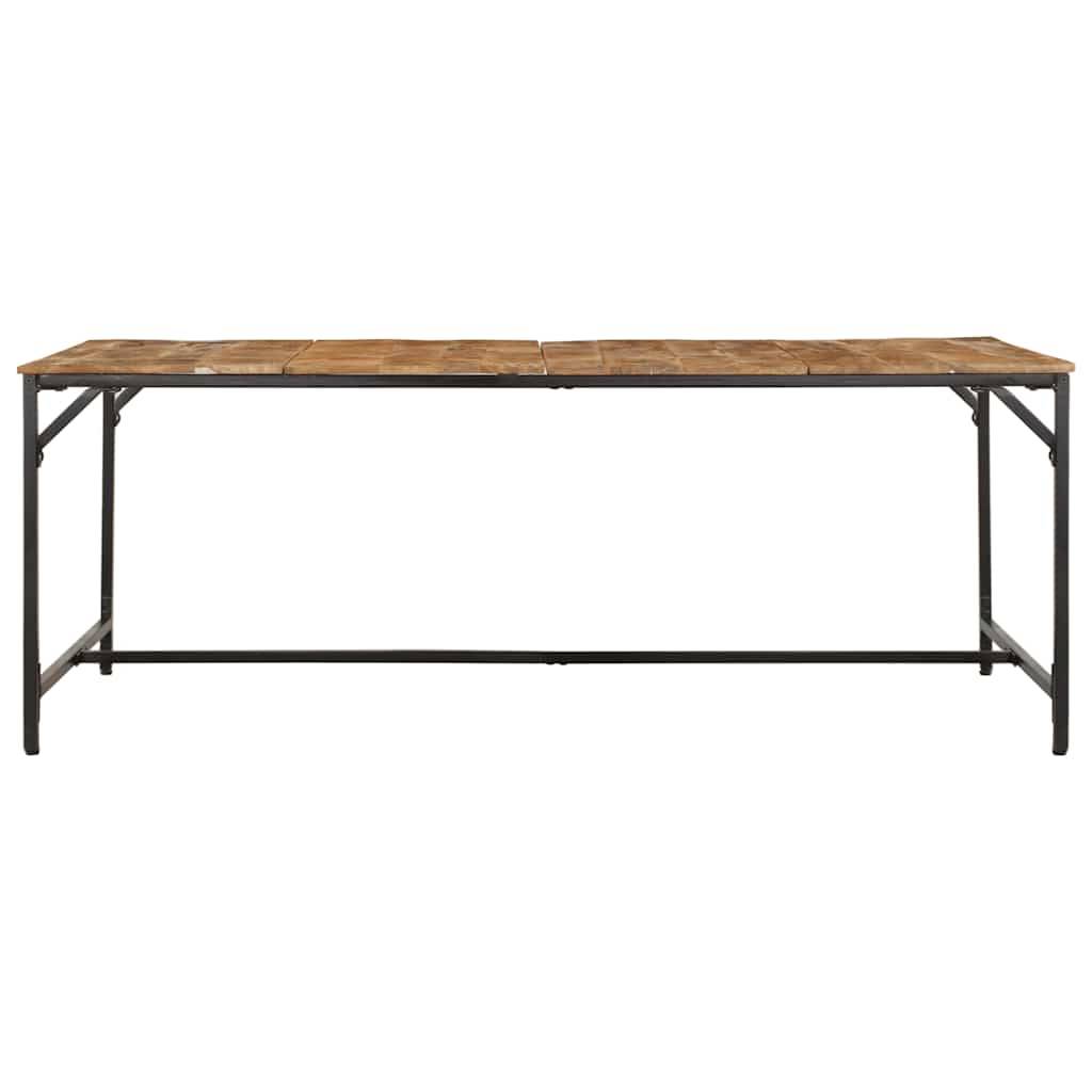 vidaXL Esstisch 200x100x75 cm Raues Massivholz Mango